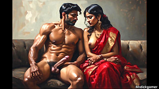 Sex with My Stepmom and Her Aunty Hot Threesome Hardcore Fucking HD Video