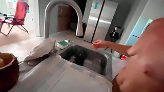 Rehydrating on Hot Day Piss Drinking