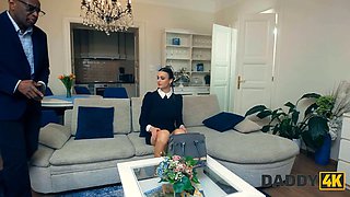 Daddy4k. wednesday addam's Big Black Cock desire finally came true