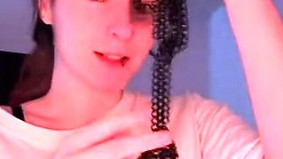 Brunette Solo Webcam Masturbation