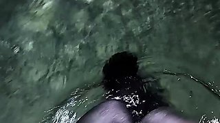 Horny brunette amateur with foot fetish sucks guys toe