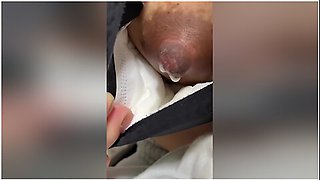 [#short]japanese Mom Milking A Cow In The Park