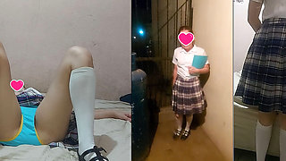 College Girl Fucks with Neighbor Like Bitch