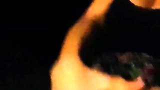 Masturbating in the Uber - Cum in a Public Car