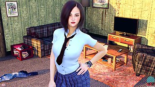 Let's dive into a POV porn game with some double homework fun