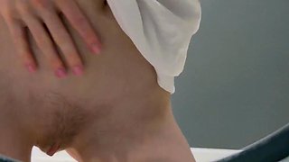 Instead of doing laundry, I fucked my pussy with a dildo