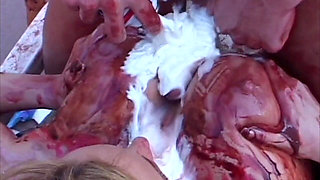Busty Redhead MILF Gets Drenched in Sticky Mess