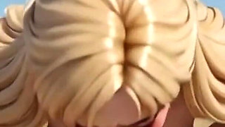 White Blonde Bound in Africa - Horny Pussy Ready for Tribe Creampie