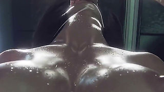 Eve Stellar Blade Full Nude Sloppy Blowjob with Moans - 3D Animation