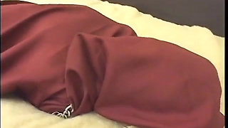 Darkhaired Mistress Miu Lee Likes to Rub Her Pussy with Dildo While Her Friend Alexa Weix Is Lieing Tied