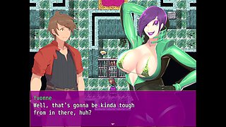 Animated fantasy adventure with foot worship and cartoon sex fun