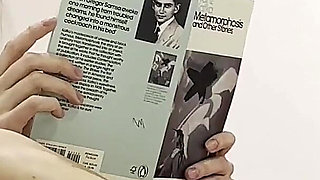 Beautiful Skinny College Girl Takes All the Cum on Her Dress After Long Slow Cock Teasing Handjob with Oil and Creme