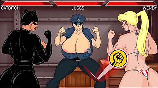 Unleash Wild Passion in a Hentai Game with a Busty Latina Heroine