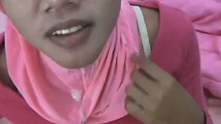 Arab Amateur Wife Homemade Blowjob and Fuck with Facial