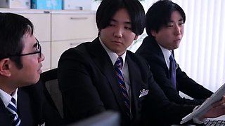 Japanese couples have group sex at a bath house