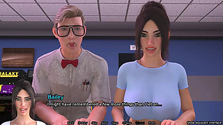 Tittyfucking in the Hot Tub - Sexbot Bailey Route #2 - Animated Sex Game