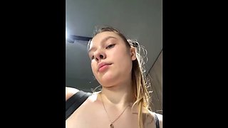 Jucielussie1 Public Gym Fuck with Big Natural Tits and Real Orgasm