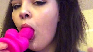 Busty brunette bitch with big boobs