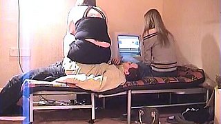 Katies Short Skirt High Heels Facesitting