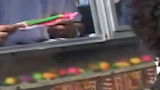 Adorable big ass teen picked up and fucked in his truck