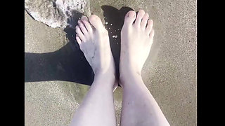Beach Feet Teasing