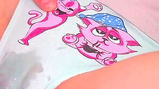 Stepbro Rubbing My Panties and Pussy and Cum on It!