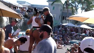 Key west bare slut pool fest uncut and humid