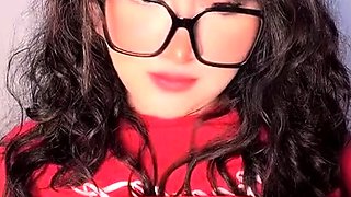Busty japanese girl spreads pink wet cunt in close up