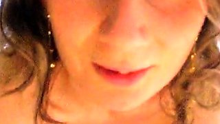 French Amateur Blowjob with European Sandrine
