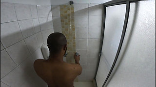 Took Dinner Home We Showered Using Our Bare Soap Hands It Seems the Dirty Bitch Touch on My Cock Before Bedtime - Jhodez1