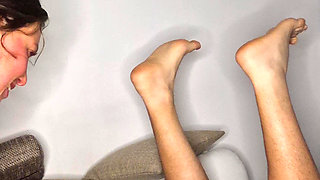 Prostate Massage Fucking His Ass Pouring Milk Into His Ass