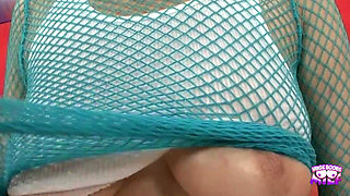 Blonde Stunner Teases with Her Big Milkers That Makes Her Fucker Plow Her Snatch Hard.