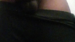 Umm Suck This Cum Out This BBC Baby thick black cock masturbation