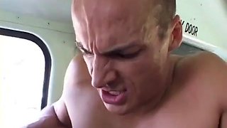 Asian teen fucking and the bus driver