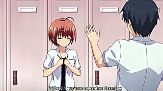 Hentai animation with a brunette and a redhead