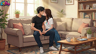I Fucked My Girlfriend's Stepsister (19) While She Was Watching Hentai Anime