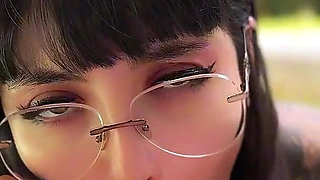 Pequitas Is a Sexy and Tattooed Mexican Woman Who Seduces Brian Evansx in the Pool Until She Fucks Him