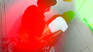 Skinny Latina Amateur Fanny Squirting Gets Fucked Doggy Style in Bar Bathroom by Stranger - No Condom 4K