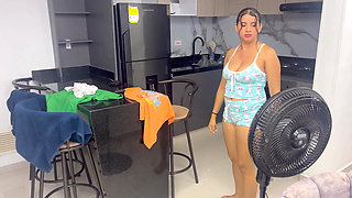 My Stepsister Comes Into My Room to Jerk off to My Clothes and Then Asks Me to Fuck Her Hard