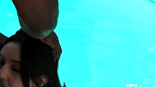 Interracial bj and hardcore sex video