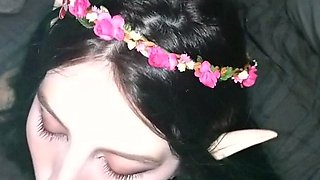 Small titted brunette amateur anal nailed at home