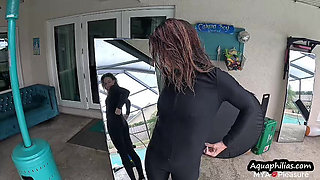 Scuba Stripping for Pleasure