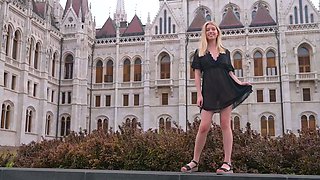 Ex wifey blonde homemade solo masturbation fun