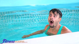 Amalia Davis' Curvy Russian Body Gets Pounded in Public Pool by Dave candle