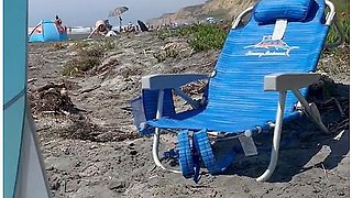 We Went To The Nude Beach And She Gave Me A Blowjob. I Cum In Her Mouth. My Sweet Milf