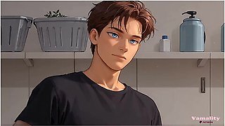 Stepmom Seduces Stepson In Laundry Room