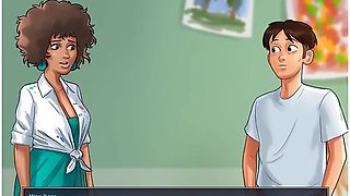 Gamer Girl In Summertime Saga Art Teacher Loves My Brush -end Of Miss Ross Route)part 173