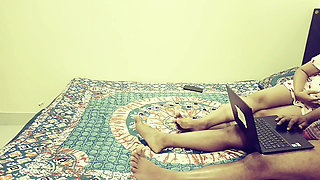 Step Sister Shares Bed with Indian Elder Brother at Home.