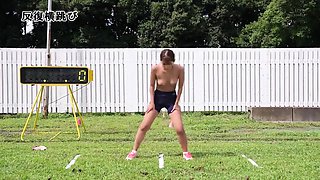 Amateur asian gf outdoor sex and cumshot