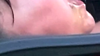 Pee pee on my cum covered face , Mark me